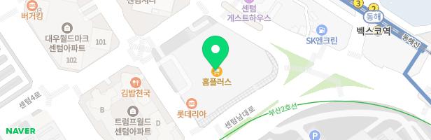 시크릿쥬쥬또봇키즈카페 센텀점 지도 이미지