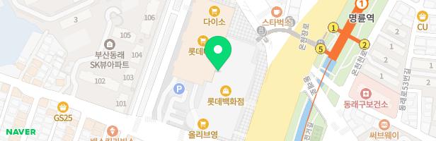 GAME ZONE 동래 지도 이미지