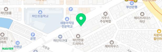 꿀잼키즈룸 하단당리점 지도 이미지