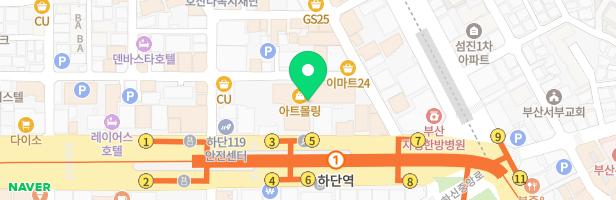 잼팍어드벤쳐 하단점 지도 이미지