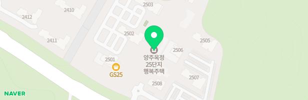 양주옥정A-25블록아파트 어린이놀이터1 지도 이미지