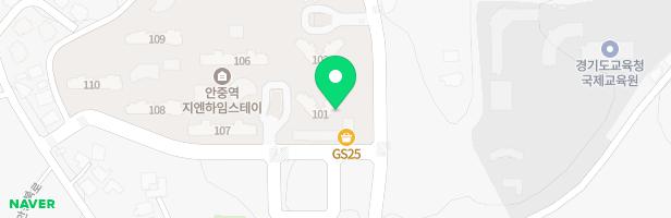 안중지엔하임스테이 아파트 내 실내놀이시설 지도 이미지