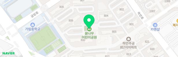 꿈나무 어린이공원 어린이놀이터 지도 이미지