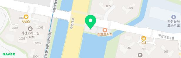 과천지식정보타운 린파밀리에아파트 805동앞 놀이터 지도 이미지