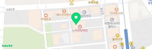 쿠우쿠우검단신도시점 지도 이미지