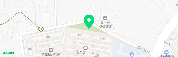 창포1어린이공원 어린이놀이시설 지도 이미지