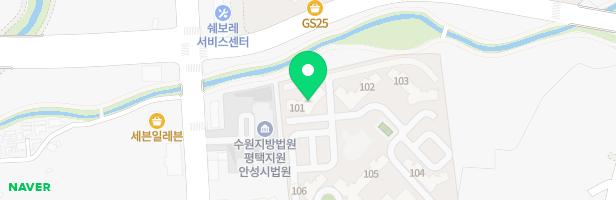 안성금호어울림더프라임아파트 - 유아놀이터 지도 이미지