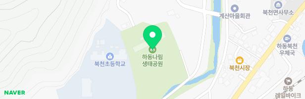 북천 꽃천지 생태공원 놀이터 지도 이미지