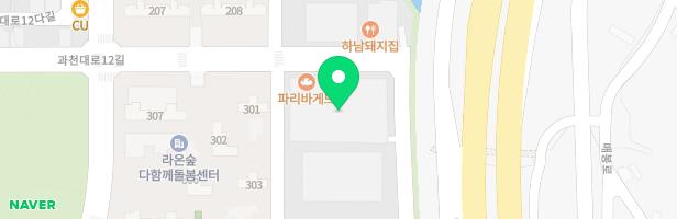 과천리오포레데시앙아파트 유아놀이터 지도 이미지