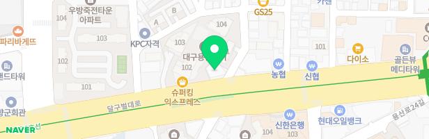 대구 용산 자이 어린이놀이터 지도 이미지