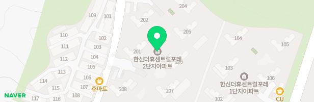 우성 라파드 더 테라스 113동~115동 사이 놀이시설 지도 이미지