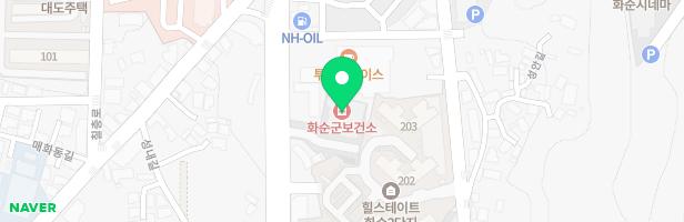 힐스테이트화순2차 201동 앞 어린이놀이터 지도 이미지