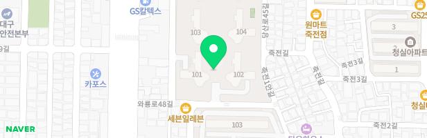 죽전어린이공원 어린이놀이시설 지도 이미지