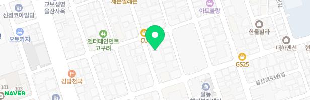 우리끼리 키즈카페 스포츠마을 울산달동점 지도 이미지