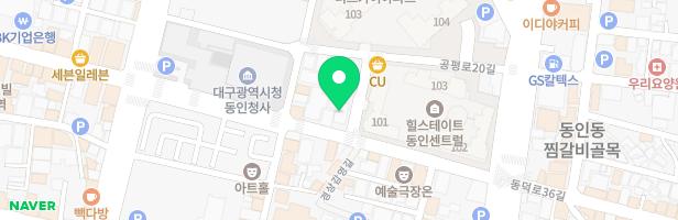 힐스테이트 동인센트럴 어린이집앞(2층) 유아놀이터 지도 이미지