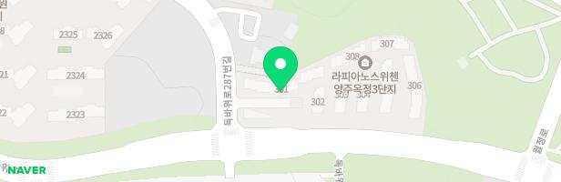 라피아노스위첸 양주옥정3단지 커뮤니센터 지도 이미지