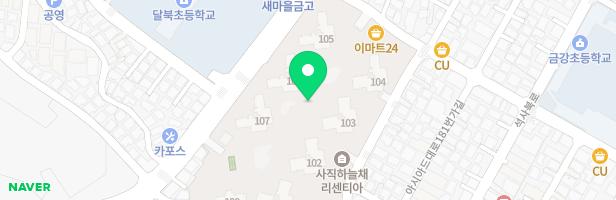 부산 사직 코오롱 하늘채 어린이놀이터2 지도 이미지