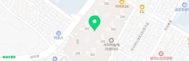 부산사직코오롱하늘채 어린이놀이터1 지도 이미지