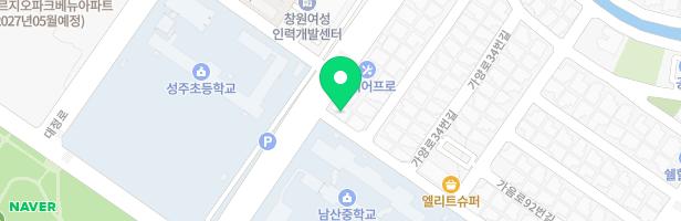 성산삼정그린코아포레스트아파트 어린이놀이터1(101동옆) 지도 이미지