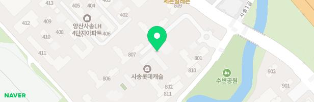 사송롯데캐슬아파트 어린이놀이터2(808동) 지도 이미지