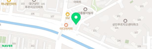상인푸르지오센터파크 아파트 어린이놀이터3 지도 이미지