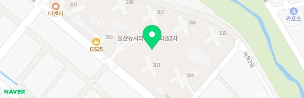 울산뉴시티에일린의뜰2차 어린이놀이터2 지도 이미지