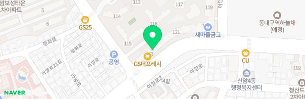 동대구역 센텀 화성파크드림 실내놀이터 지도 이미지