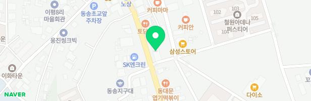 노리파크 철원점 지도 이미지