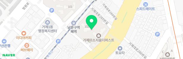 거제 미소지움 더퍼스트 어린이놀이터(101동 옆) 지도 이미지