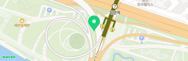 서울형 키즈카페 시립 뚝섬 자벌레점 지도 이미지