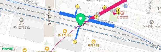메타시티 대구점 지도 이미지