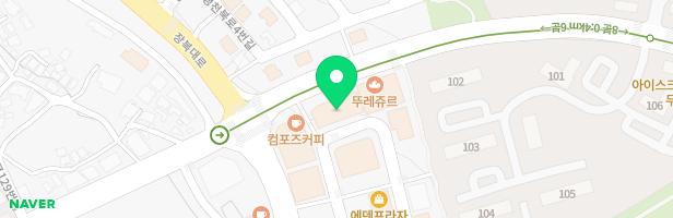 새록새록키즈룸 지도 이미지