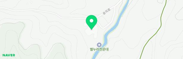 동해시 청소년수련관 숲속놀이터 지도 이미지
