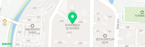 트리마제양산1단지 아파트 어린이놀이터3 (1005동과 1006동 사이) 지도 이미지