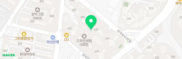 드파인 센텀 101동뒷편 어린이집앞 유아놀이터 지도 이미지