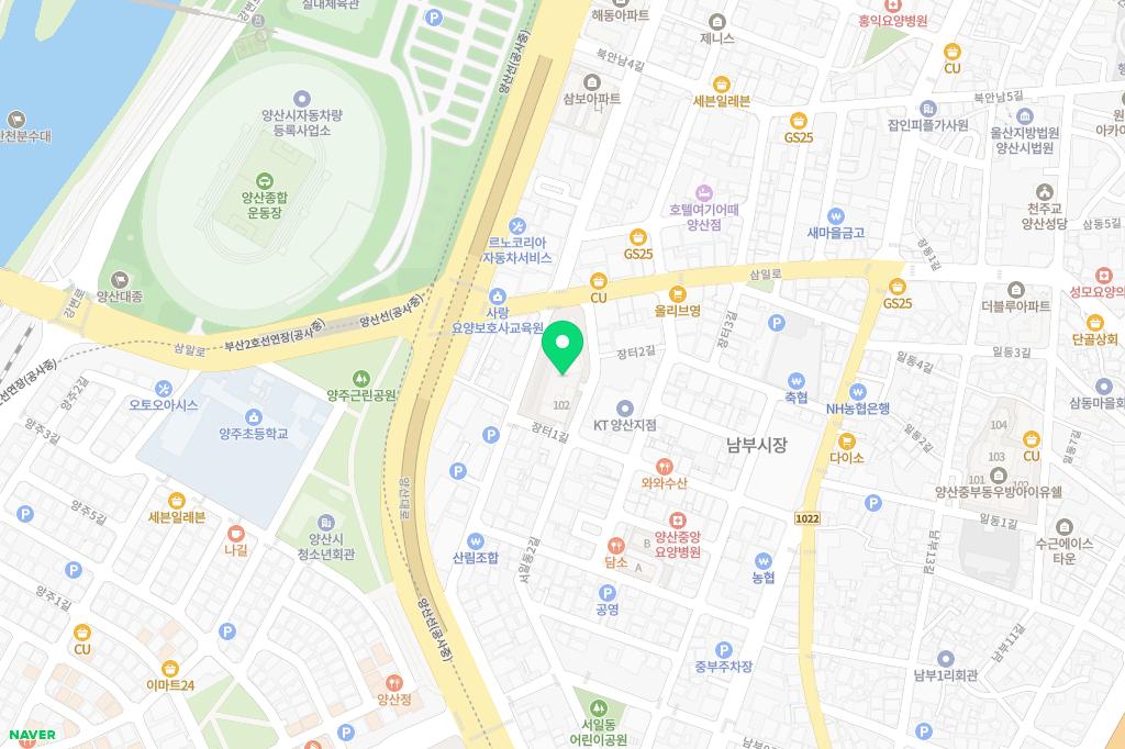 양산금호리첸시아시그니처 어린이놀이터 지도 이미지
