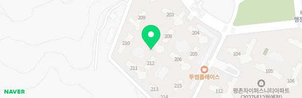 평촌엘프라우드아파트 2단지 어린이놀이터1 지도 이미지