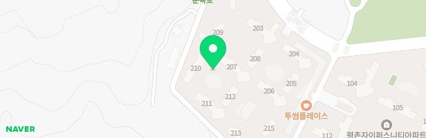 평촌엘프라우드아파트 2단지 어린이놀이터3 지도 이미지