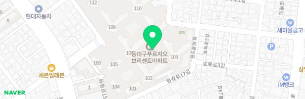 동대구푸르지오브리센트 아파트 어린이놀이터2 지도 이미지