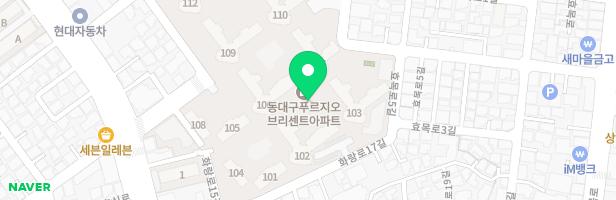 동대구푸르지오브리센트 아파트 어린이놀이터4 지도 이미지