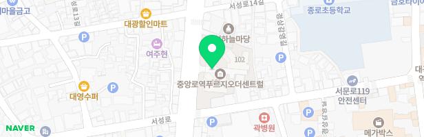 중앙로역푸르지오더센트럴아파트 어린이놀이터 지도 이미지