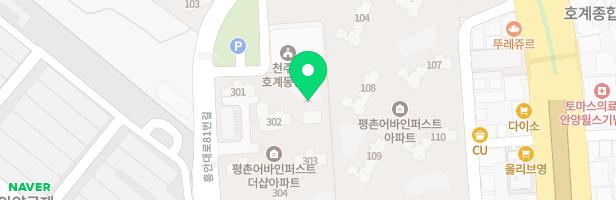 평촌어바인퍼스트더샵아파트 어린이놀이터1(302동) 지도 이미지
