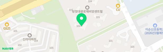 탕정대광로제비앙센트럴 유아놀이터(102동.보육) 지도 이미지