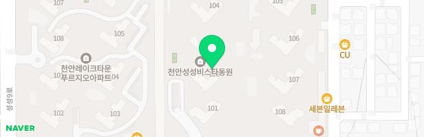 천안성성비스타동원아파트 어린이놀이터1(102동옆) 지도 이미지
