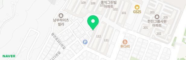꽃동산유치원 어린이놀이시설2 지도 이미지