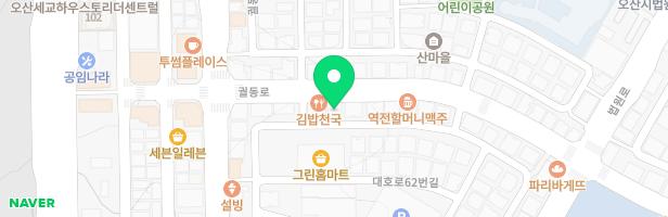 오산세교2지구A4BL중흥S클래스 에듀파크아파트 어린이물놀이터3 지도 이미지