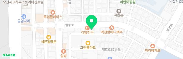 오산세교2지구A4BL중흥S클래스 에듀파크아파트 어린이놀이터2 지도 이미지