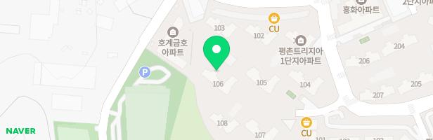 평촌트리지아 1단지 106동 앞 놀이터 지도 이미지