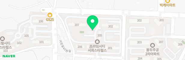 첨단프라임시티 서희스타힐스아파트 어린이놀이터 1 지도 이미지