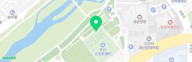 오산천 오색 물놀이터 지도 이미지